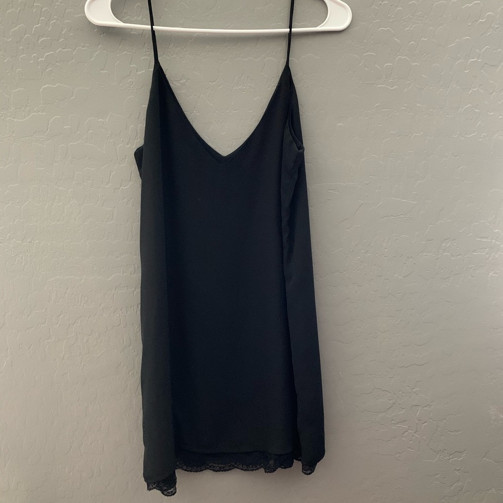 Mini black dress